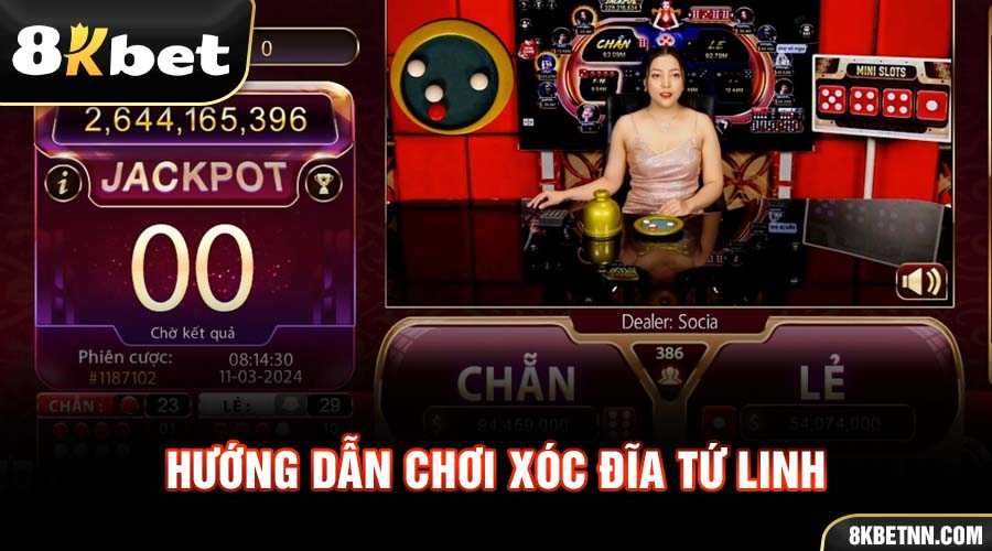 Hướng dẫn chơi xóc đĩa tứ linh từ nhà cái 8kbet